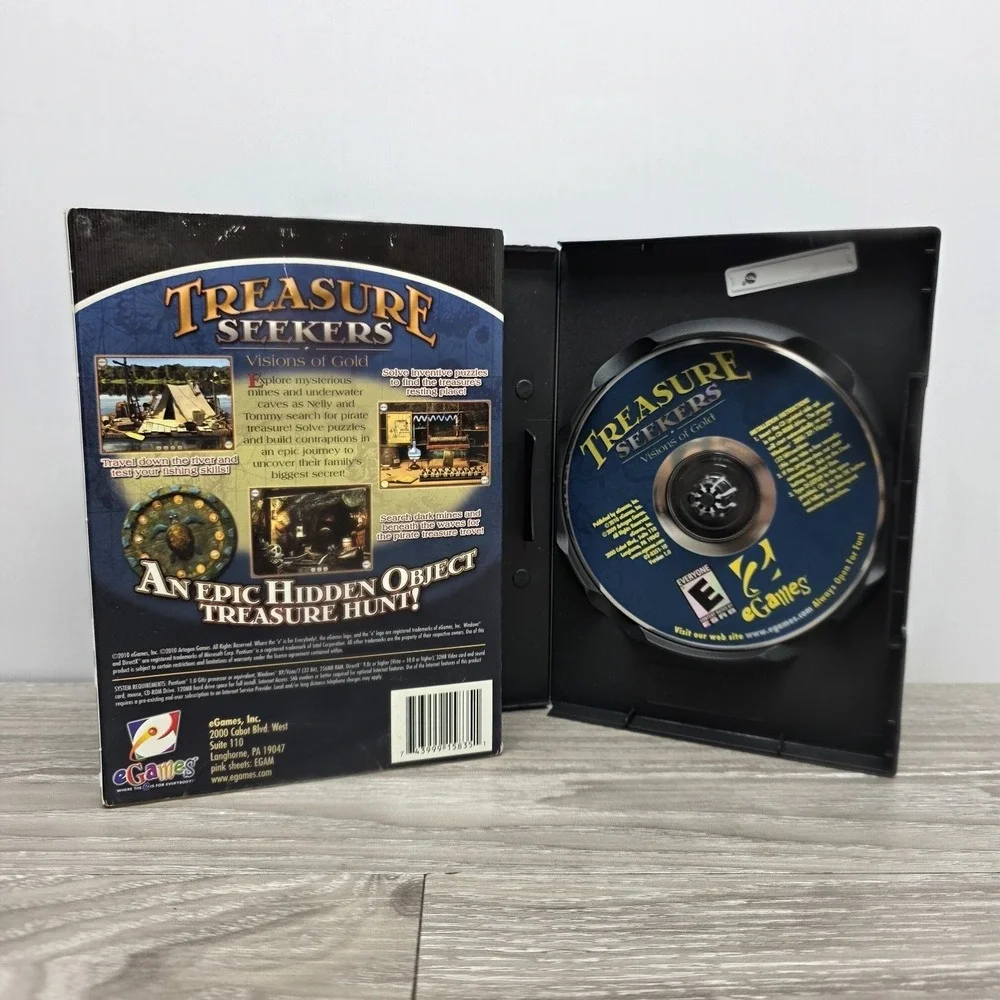 Treasure Seekers: Visions of Gold (PC,‎ 2010) Vintage PC Game